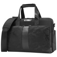 Laptop Bag 15.6 17.3 Inch, Laptops Briefcase Business Office Bags for Men Women, Computer Bag Laptop Carrying Case, Water Resistant Messenger Shoulder Bag with Strap - G-FAVOR, Black