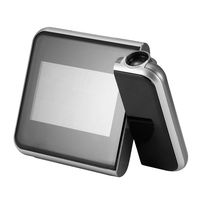 Konesky Digital Projection Alarm Clock with Weather Station, Indoor Thermometer, Dual Alarm Clocks for Bedrooms, AC Battery Operated