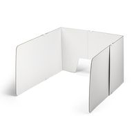 Classroom Products Computer Privacy Shield 17 Inch Tall Adjustable - White - (Pack of 20)