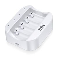 EBL RCR123A Battery Charger Arlo Battery Charger for RCR123A Rechargeable Batteries Arlo Batteries 3.7V Li-ion Rechargeable Batteries