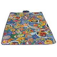 Frog Fun Hot.Sale | Waterproof Outdoor Picnic Blanket Camping Rug Folding Travel Beach Mat (E)