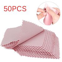 FidgetKute 50 PCS Silver Polishing Cloth Cleaner Jewelry Cleaning Cloth Anti-Tarnish ToolSx