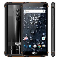 Mobile phones HA HOMTOM Z9 Triple Proofing Phone, Dual 4G, 6GB+64GB, IP68 Waterproof Dustproof Shockproof, Heart Rate, 5500mAh Battery, Face ID & Fingerprint Unlock, 5.7 inch Android 8.1 MTK6763 Octa