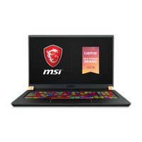 MSI GS75 Stealth-412 17.3" Gaming Laptop, 144Hz Display, Thin Bezel, Intel Core i7-9750H, NVIDIA GeForce RTX2060, 16GB, 1TB NVMe NVMe SSD, Thunderbolt 3