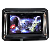 Space Explosion Tobacco Rolling Tray 6"x9"