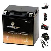 High-Performance YTX30L-BS Battery -12V 385CCA, AGM, Replacement, Maintenance-Free Sealed