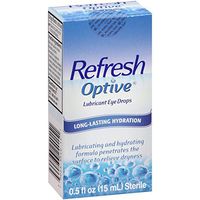 Refresh Optive Lubricant Eye Drops - 0.5 oz, Pack of 4