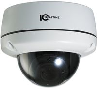 IC Realtime EL-470 Indoor/Outdoor I-Sniper PIXIM Full-Size IR Dome Camera, PIXIM 1/3" High Sensitivity Digital Sensor, Effective Pixels 768(H)x540(V), 2.8mm-12mm Varifocal Auto Iris Lens