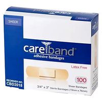 ASOCBD2018BX - CareBand Sheer Adhesive Bandage, 3/4 x 3