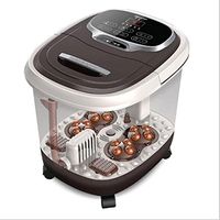 Foot Massager Deluxe Electric Foot Massager Deep Shiatsu Kneading Massage, Heat Rolling, Relaxation Soothing for Stiff Muscles Foot Pain Ideal