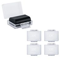 JJC Camera Battery Case Holder Box for Canon LP-E17 LP-E10 LP-E6 LP-E6N,Nikon EN-EL15a EN-EL14,Fujifilm NP-W126 NP-W126S,Sony NP-FW50 NP-FW100 and More Camera Battery Pack Below 2.36" x 1.65" x 0.94"