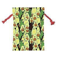 tolbert wisfins Drawstring Christmas Bag Avocados Party Gift Bags Santa Sack for Christmas Wedding Party
