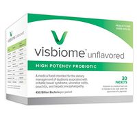 Visbiome - High Potency Probiotic, Unflavored Powder Packs, 450 Billion CFU Live Bacteria, Shipped in Styrofoam Cooler w Ice Packs and Temperature Monitoring Sensor, 30 Packets