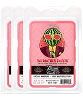 3 Packs of Beamer Candle Co. Smoke Killer Collection Wax Drops, 6-Count Pack - Red Mother F#k3r Scent + Beamer Smoke Sticker