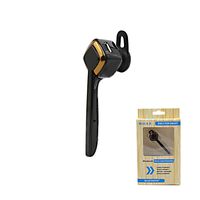 uxcell 2017 New Business Bluetooth 4.0 Headphone Wireless Headset Noise Reduction with HD Microphone Earphone for iPhone smsung Nexus LG ZTE and Other Smartphones Black/Gold,1 pc