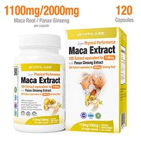 Vita-Age Mega Maca with Ginseng Extract, 120 Vegetarian Capsules, Increases Mood, Energy Levels, Relieves Stress.
