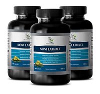 Digestive Cleaner - NONI Extract 500 Mg - Morinda Pills - 3 Bottles 180 Capsules