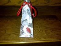 Gray Heart Music Gift Bag