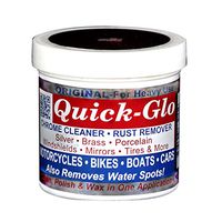 Quick-Glo - Original, 8 oz - Chrome Cleaner & Rust Remover, Featured on Jay Leno's Garage. Made in the USA & Non Toxic