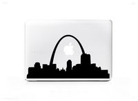 St. Louis Missouri Skyline Style 1 Sticker Decal For MacBook Pro, PC, Laptop, Window, Car, or Wall