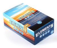 ELEMENTS 300 Ultra Thin Rice Rolling Paper 1.25 1 1/4 Size, 1 Pack = 300 Leaves (Box of 20 Packs)