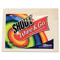 Shout Wipe & Go Instant Stain Remover, 4.7 x 5.9 - Includes one box of 80. by Shout