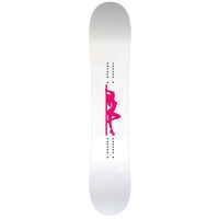 Sexy Stripper Pole Girl Snowboard Sticker All Weather 6" Vinyl Decal - [Raspberry Pink]