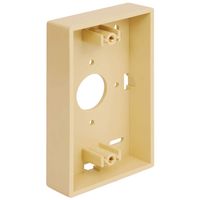ICC Faceplate Mounting Box in Single Gang, Ivory