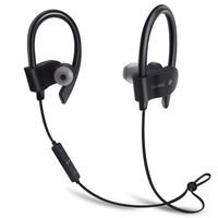 Bluetooth 5.0 Wireless Headphones Sport Earbuds - Sweatproof, IPX8 Waterproof TWS Stereo in-Ear Built-in Mic Headset with Deep Bass HiFi Stereo Earphones, Noise Cancelling Headphones, 9 Hours Playtime