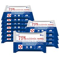 Disinfectant Wipes,75% Alcohol Wet Wipes for Adults， Soft Cleaning Wipes for All-Purpose Cleaning, Hand Wipes Bulk (6PACKS)