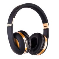 OYEALEX Bluetooth Headphones Over Ear,Cell Phones/TV 120 Hours Standby time Wireless High Fidelity Stereo Over-Ear Headphones (Gold)
