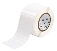 Brady THT-5-422-10 1" Width x 0.5" Height, B-422 Permanent Polyester, Gloss Finish White Thermal Transfer Printable Label (10000 per Roll)
