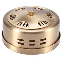 Duevin Thicken Copper Acupuncture Moxa Box, Adjustable Temperature Control Moxibustion Tank, Body Health Care Tool