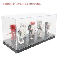 Universal Headshell Cartridge Keeper Phono Acrylic Shell Case Box Stylus Holder, Phonograph/Turntable Cartridge Storage Case Keeper, Headshell Cartridge Keeper Phono Shell Case