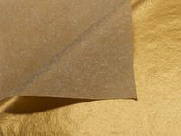 Pack Of 200, Solid Metallic Gold Tissue Paper 20" x 30" Sheets 1-Sided Made In Usa