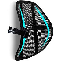 Bod Support Mesh Back Support - Sturdy Frame, Non Slip Adjustable Straps with Buckle Ergonomic Designed Lower Back Pain Relief Lumbar Support for Office Chair, Work, Driving Kayak Office Chair Car