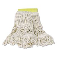 Rubbermaid D251WHI Super Stitch Blend Mop, Cotton/synthetic, Small, White, 6/carton