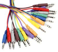 Hosa CSS-801 Balanced Snake, 1/4 in TRS to Same, 1 m