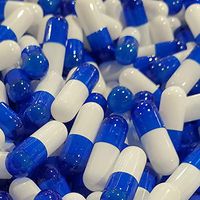 Capsules World - Empty Gelatin Capsules 0 Size - 1000 Count Blue White Color, Premium EMBO Caps Technology, Compatible with Capsule Filling Machine & Capsule Pill Gel Filler