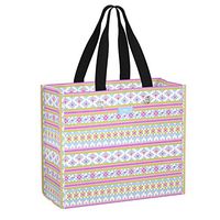 SCOUT Large Package Gift Bag, Large Reusable Gift Bag Measuring 13.5" x 12" x 6" (Multiple Patterns Available)