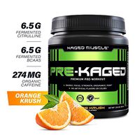 Pre Workout Powder; KAGED MUSCLE Preworkout for Men & Pre Workout Women, Delivers Intense Workout Energy, Focus & Pumps; One of the Highest Rated Pre-Workout Supplements, Orange Krush, Natural Flavors