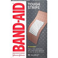 BAND-AID Tough-Strips Bandages, Extra Large 10 ea (Pack of 3)