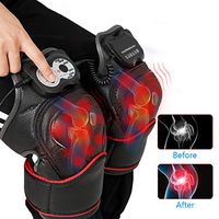 Heated Knee Massger for Joint Pain Relief Great for Recovery of Knee Injury Cramps Arthritis Muscles Pain (1 Pair)