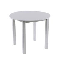 Max & Lily Natural Wood Kid and Toddler Round Table, Grey