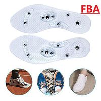 Magnetic Therapy Massage Insole, Health Breathable Foot Acupressure Gel Shoe Pads, Relax Muscles,Improve Blood Circulation,Fight Against Plantar Fasciitis Relieve Feet Pain for Men Women(1 Pair)