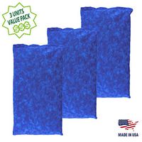 Nature Creation Set of 3 Microwave Heating Pads | Portable Heating Pascks for Cramps, Arthritis, Joints Pain, Soring Muscles & Aching Feet | Reusable Hot Pack for Pain & Stres Relief (Blue Marble)