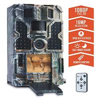 TOMSHOO Trail Camera 16MP 1080P Wildlife Hunting Camera with Motion Activated Night Vision 20m,0.2s Trigger Speed,2.4"LCD Screen and 130° Wide Angle Lens,IP55 Waterproof Design for Wildlife Hunting