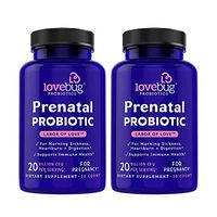 Prenatal Probiotic Supplement, May Relieve Pregnancy Related Constipation or Diarrhea - Extra Folic Acid Formula. (60)