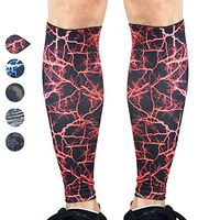 Beister 1 Pair Calf Compression Sleeves for Women & Men, Footless Shin Splint Leg Support Socks for Pain Relief, Recovery, Running, Travel, Cycling Nurse, X-Large