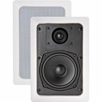 OSD Audio IW620 6.5-inch Polypropylene In-Wall Speaker Pair